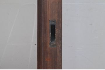 アンティーク建具　古い万屋の大きなガラス戸2枚セット(大判ガラス、店舗用ガラス戸、引き戸)(R-079900)