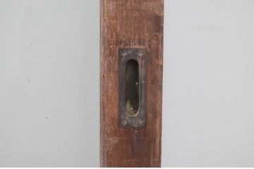 アンティーク建具　昭和レトロな店舗用の大判ガラス戸4枚セット(引き戸)(R-079901)