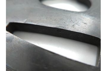 時代武具　東吟亭義照(佐藤義照)　赤銅　魚子地　雲隠れ月に花鳥図　大小揃　匠の美技に見惚れる鍔(桜、燕、ツバメ、サギ、鷺、後藤一乗門、七子地、金彩、彫刻、刀装具、ケース付き)(R-079904)