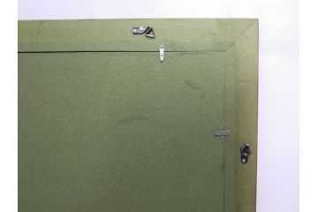 真作　一水会委員 鈴木益躬　「ベネチアグラスの花」　F6(6号)　絵画(油彩、椿、花瓶、油絵、サイン付き、肉筆、額装、ヴェネチアン)(R-079908)