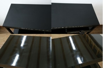 アジアンビンテージ　韓国　華やかな螺鈿(ラデン)細工が目を引く茶棚　(R-079919)