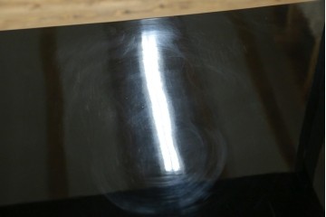 アジアンビンテージ　韓国　華やかな螺鈿(ラデン)細工が目を引く茶棚　(R-079919)