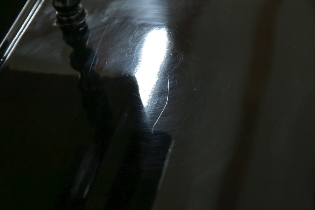 アジアンビンテージ　韓国　華やかな螺鈿(ラデン)細工が目を引く茶棚　(R-079919)