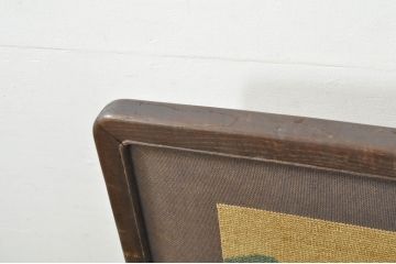 和製アンティーク　栗(クリ)材　落ち着きのある佇まいが上品な衝立て(パーテーション、衝い立て、つい立て、間仕切り)(R-079929)