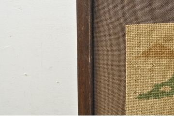和製アンティーク　栗(クリ)材　落ち着きのある佇まいが上品な衝立て(パーテーション、衝い立て、つい立て、間仕切り)(R-079929)
