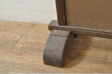 和製アンティーク　栗(クリ)材　落ち着きのある佇まいが上品な衝立て(パーテーション、衝い立て、つい立て、間仕切り)(R-079929)