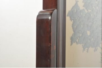 アジアンビンテージ　美品!!　高級品!!　花梨(カリン)材　まるで美術品のような玉石細工が見事な特大衝立て(衝い立て、パーテーション、つい立て、間仕切り、ディスプレイ、店舗什器)(R-079931)
