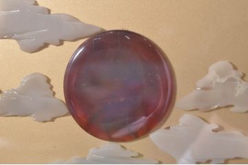 アジアンビンテージ　美品!!　高級品!!　花梨(カリン)材　まるで美術品のような玉石細工が見事な特大衝立て(衝い立て、パーテーション、つい立て、間仕切り、ディスプレイ、店舗什器)(R-079931)