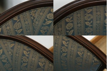 中古　maruni(マルニ木工)　KENT-COURT(ケントコート)　随所に施された上品な意匠が魅力的な1Pソファ2脚セット　定価2脚で約44万円　(R-079932)