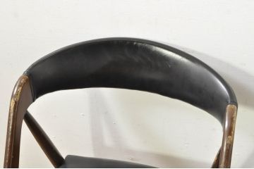 和製ビンテージ　OLD(オールド) KOSUGA(コスガ)　昭和レトロな雰囲気たっぷりのダイニングチェア2脚セット(椅子、イス、バラ売り可能)(R-079934)