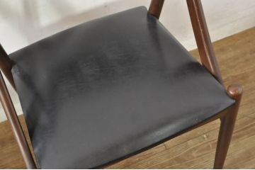 和製ビンテージ　OLD(オールド) KOSUGA(コスガ)　昭和レトロな雰囲気たっぷりのダイニングチェア2脚セット(椅子、イス、バラ売り可能)(R-079934)