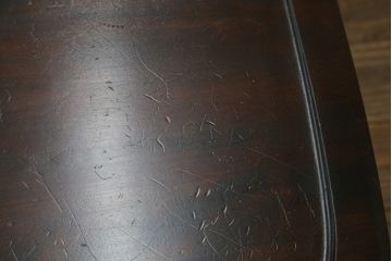 中古　北海道民芸家具　HM686　ゆるりと曲線を描くフォルムが魅力的なダイニングチェア(イス、椅子、板座チェア)(定価2脚で約8万円)(R-079935)