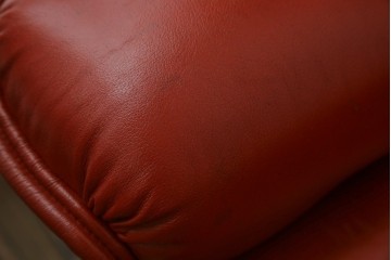 和製ヴィンテージ　激レア　希少!!　富士ファニチア(FUJI FURNITURE)　本革　組み合わせ自在なレザーソファ　(R-079936)