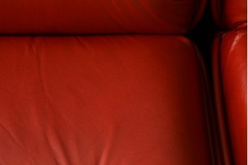 和製ヴィンテージ　激レア　希少!!　富士ファニチア(FUJI FURNITURE)　本革　組み合わせ自在なレザーソファ　(R-079936)