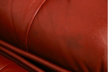 和製ヴィンテージ　激レア　希少!!　富士ファニチア(FUJI FURNITURE)　本革　組み合わせ自在なレザーソファ　(R-079936)