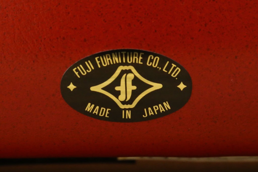 和製ヴィンテージ　激レア　希少!!　富士ファニチア(FUJI FURNITURE)　本革　組み合わせ自在なレザーソファ　(R-079936)