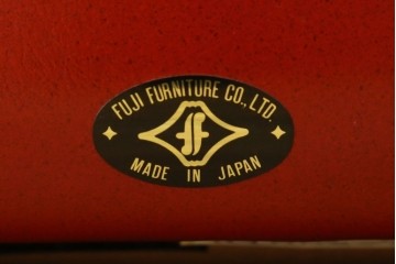 和製ヴィンテージ　激レア　希少!!　富士ファニチア(FUJI FURNITURE)　本革　組み合わせ自在なレザーソファ　(R-079936)