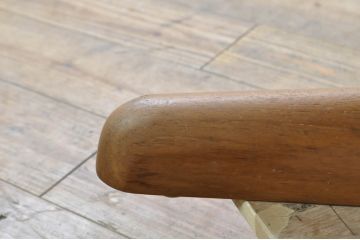 デンマークビンテージ　美品!!　GUDME(グドメ)　チーク材　バイカラーの拡張天板で異なる雰囲気が楽しめるエクステンションダイニングテーブル(エクステンションテーブル、食卓、4人掛け、6人掛け、ヴィンテージ、北欧)(R-079954)