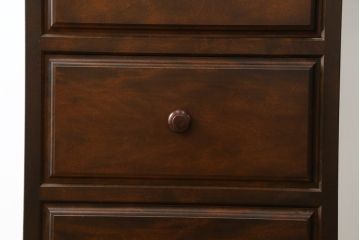 中古　美品!!　松本民芸家具　シンプルで使い勝手の良いA型小物整理タンス(チェスト、サイドチェスト、引き出し)(定価約29万円)(R-079962)