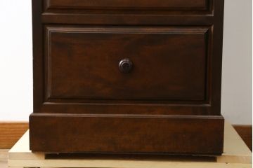 中古　美品!!　松本民芸家具　シンプルで使い勝手の良いA型小物整理タンス(チェスト、サイドチェスト、引き出し)(定価約29万円)(R-079962)