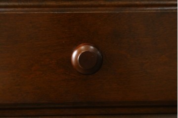 中古　美品!!　松本民芸家具　シンプルで使い勝手の良いA型小物整理タンス　定価約29万円　(R-079962)