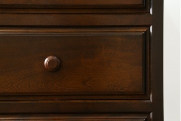 中古　美品!!　松本民芸家具　シンプルで使い勝手の良いA型小物整理タンス　定価約29万円　(R-079962)