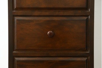 中古　美品!!　松本民芸家具　シンプルで使い勝手の良いA型小物整理タンス　定価約29万円　(R-079962)