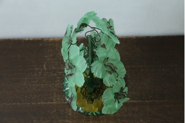 中古　美品!!　イタリア　トーソー社(TOSO CESARE)　ムラーノガラス(MURANO)　ブドウ(葡萄、ぶどう)　1灯　空間のアクセントになるテーブルスタンド　(R-079964)