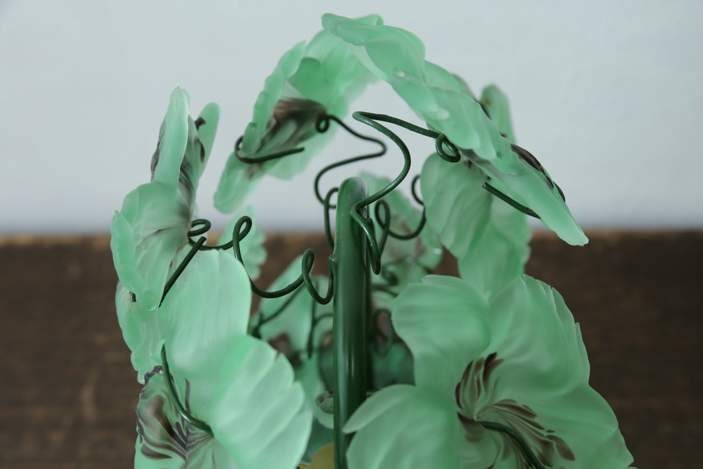 中古　美品!!　イタリア　トーソー社(TOSO CESARE)　ムラーノガラス(MURANO)　ブドウ(葡萄、ぶどう)　1灯　空間のアクセントになるテーブルスタンド　(R-079964)