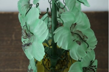 中古　美品!!　イタリア　トーソー社(TOSO CESARE)　ムラーノガラス(MURANO)　ブドウ(葡萄、ぶどう)　1灯　空間のアクセントになるテーブルスタンド　(R-079964)