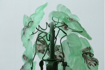 中古　美品!!　イタリア　トーソー社(TOSO CESARE)　ムラーノガラス(MURANO)　ブドウ(葡萄、ぶどう)　1灯　空間のアクセントになるテーブルスタンド　(R-079964)