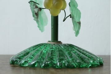 中古　美品!!　イタリア　トーソー社(TOSO CESARE)　ムラーノガラス(MURANO)　ブドウ(葡萄、ぶどう)　1灯　空間のアクセントになるテーブルスタンド　(R-079964)