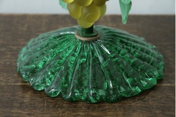 中古　美品!!　イタリア　トーソー社(TOSO CESARE)　ムラーノガラス(MURANO)　ブドウ(葡萄、ぶどう)　1灯　空間のアクセントになるテーブルスタンド　(R-079964)