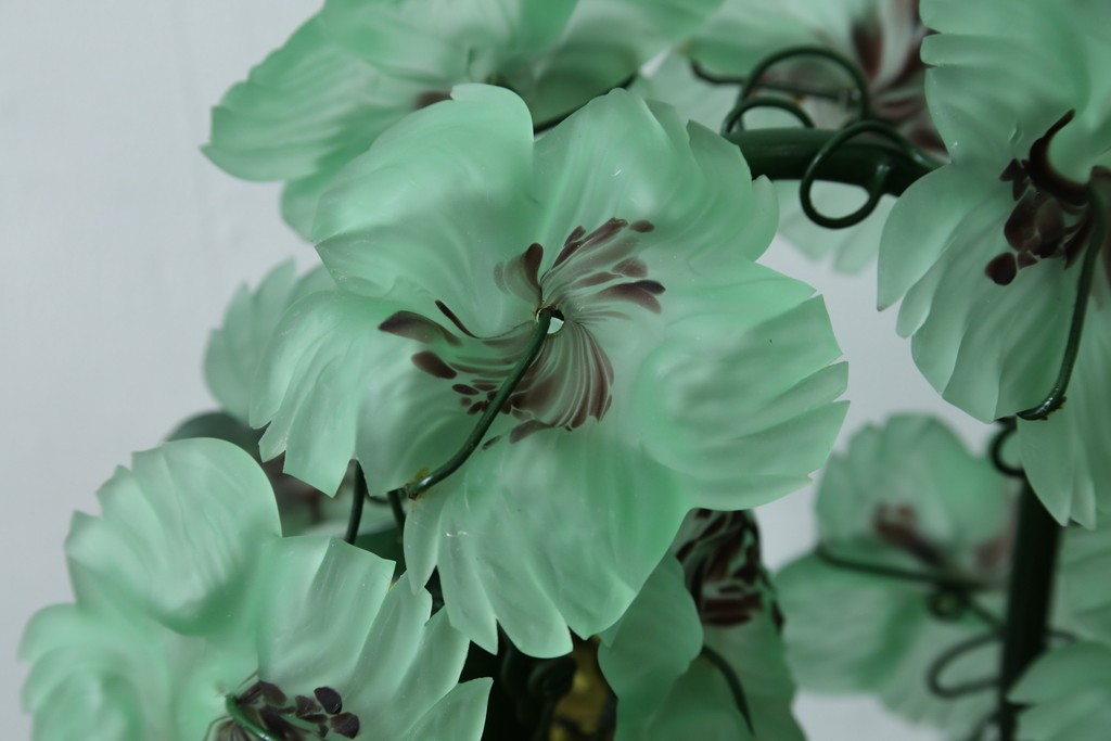 中古　美品!!　イタリア　トーソー社(TOSO CESARE)　ムラーノガラス(MURANO)　ブドウ(葡萄、ぶどう)　1灯　空間のアクセントになるテーブルスタンド　(R-079964)