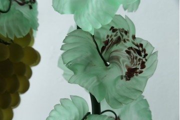 中古　美品!!　イタリア　トーソー社(TOSO CESARE)　ムラーノガラス(MURANO)　ブドウ(葡萄、ぶどう)　1灯　空間のアクセントになるテーブルスタンド　(R-079964)