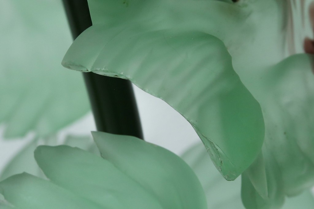 中古　美品!!　イタリア　トーソー社(TOSO CESARE)　ムラーノガラス(MURANO)　ブドウ(葡萄、ぶどう)　1灯　空間のアクセントになるテーブルスタンド　(R-079964)