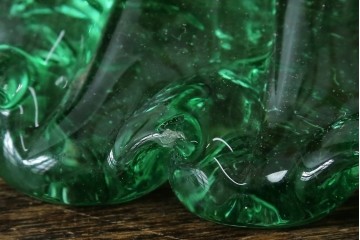 中古　美品!!　イタリア　トーソー社(TOSO CESARE)　ムラーノガラス(MURANO)　ブドウ(葡萄、ぶどう)　1灯　空間のアクセントになるテーブルスタンド　(R-079964)