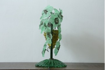 中古　美品!!　イタリア　トーソー社(TOSO CESARE)　ムラーノガラス(MURANO)　ブドウ(葡萄、ぶどう)　1灯　空間のアクセントになるテーブルスタンド　(R-079964)