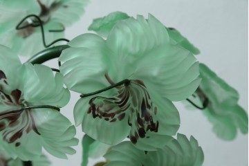 中古　美品!!　イタリア　トーソー社(TOSO CESARE)　ムラーノガラス(MURANO)　ブドウ(葡萄、ぶどう)　1灯　空間のアクセントになるテーブルスタンド　(R-079964)