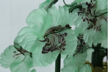 中古　美品!!　イタリア　トーソー社(TOSO CESARE)　ムラーノガラス(MURANO)　ブドウ(葡萄、ぶどう)　1灯　空間のアクセントになるテーブルスタンド　(R-079964)