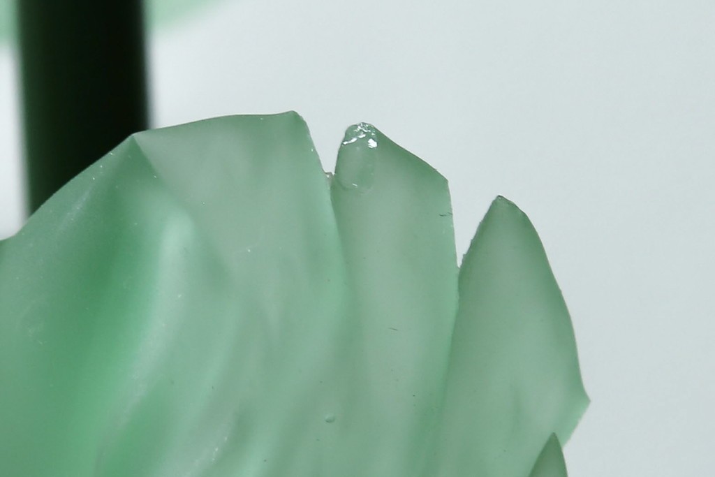 中古　美品!!　イタリア　トーソー社(TOSO CESARE)　ムラーノガラス(MURANO)　ブドウ(葡萄、ぶどう)　1灯　空間のアクセントになるテーブルスタンド　(R-079964)