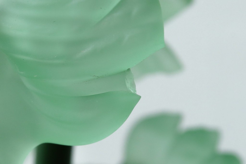 中古　美品!!　イタリア　トーソー社(TOSO CESARE)　ムラーノガラス(MURANO)　ブドウ(葡萄、ぶどう)　1灯　空間のアクセントになるテーブルスタンド　(R-079964)