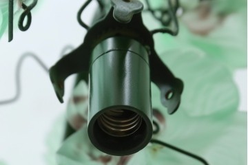 中古　美品!!　イタリア　トーソー社(TOSO CESARE)　ムラーノガラス(MURANO)　ブドウ(葡萄、ぶどう)　1灯　空間のアクセントになるテーブルスタンド　(R-079964)