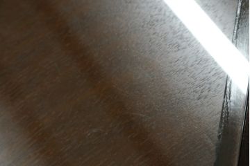 中古　星野民芸(星野民藝)　桜材　2way　個性的なデザインが存在感を放つ八角炉とサイドテーブルのセット(囲炉裏テーブル、木製火鉢、2人掛け、4人掛け、ダイニングテーブル、食卓、カフェテーブル、コーヒーテーブル、バラ売り可能)(R-079969)