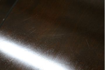 中古　星野民芸(星野民藝)　桜材　2way　個性的なデザインが存在感を放つ八角炉とサイドテーブルのセット(囲炉裏テーブル、木製火鉢、2人掛け、4人掛け、ダイニングテーブル、食卓、カフェテーブル、コーヒーテーブル、バラ売り可能)(R-079969)