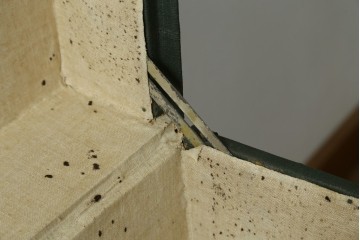 フランスアンティーク　Paul Romand PARIS　大振りサイズ!!　ヴィンテージスタイルのお部屋づくりにもってこいの男前な船トランク　(R-079972)