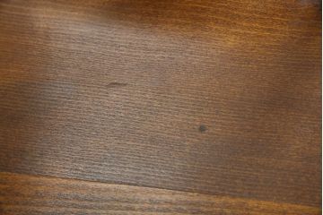 和製ビンテージ　飛騨高山　柏木工(カシワ木工、KASHIWA)　木のぬくもりを感じるロッキングチェア(アームチェア、板座チェア、揺り椅子、いす、イス、ヴィンテージ)(R-079981)
