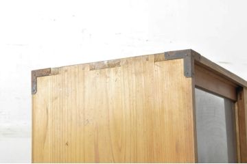 和製アンティーク　激レア!!　5台揃い!!　明治から続く万屋の三尺収納棚(収納タンス、食器棚、カップボード、戸棚、キャビネット、引き出し)(R-079984)