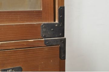 和製アンティーク　激レア!!　5台揃い!!　明治から続く万屋の三尺収納棚(収納タンス、食器棚、カップボード、戸棚、キャビネット、引き出し)(R-079987)