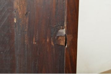 和製アンティーク　希少な古作造り!!　総紫檀(シタン)材　凝った脚のデザインが目を惹く重厚な座卓(ローテーブル、センターテーブル、リビングテーブル)(R-079998)